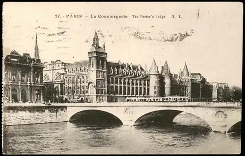 CPA Paris La Conciergerie The Porter's Lodge 1931