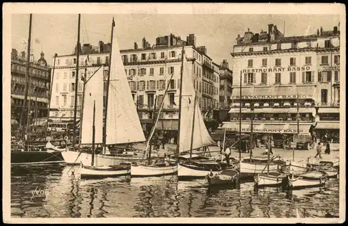CPA Marseille Un coin du vieux Port; Alter Hafen 1920