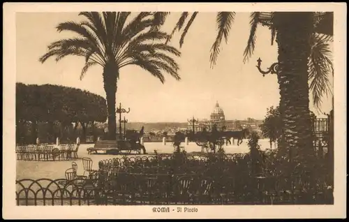 Cartoline Rom Roma Il Pincio 1920
