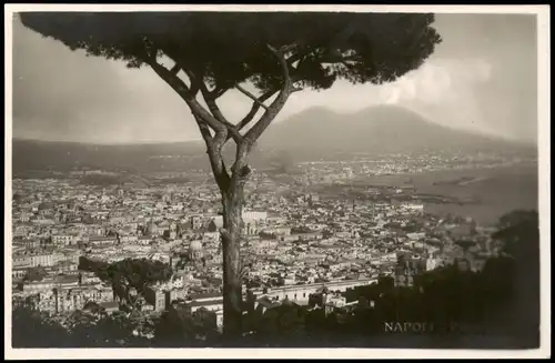 Cartoline Neapel Napoli Stadt-Panorama-Ansicht 1930