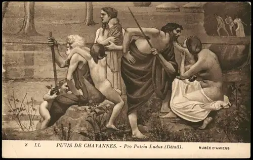 Ansichtskarte  Künstlerkarte PUVIS DE CHAVANNES Pro Patria Ludus 1910