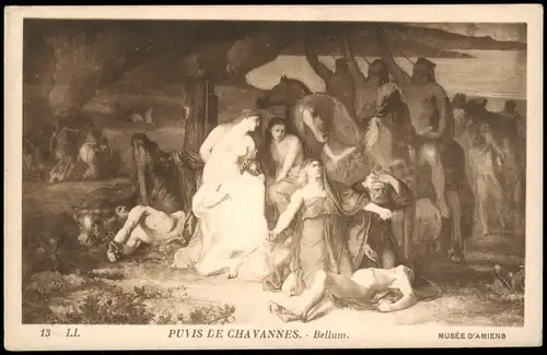Ansichtskarte  Kunst-AK PUVIS DE CHAVANNES Bellum MUSÉE D'AMIENS 1910