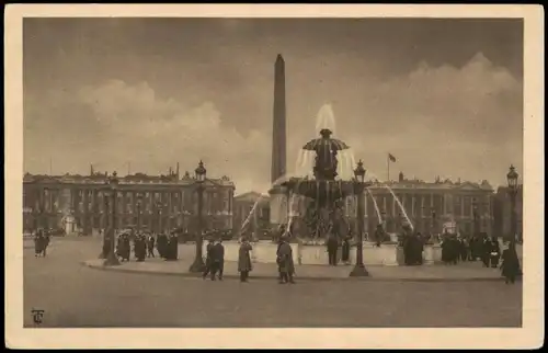 CPA Paris Place de la Concorde 1910