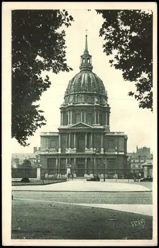 CPA Paris Dôme des Invalides 1920