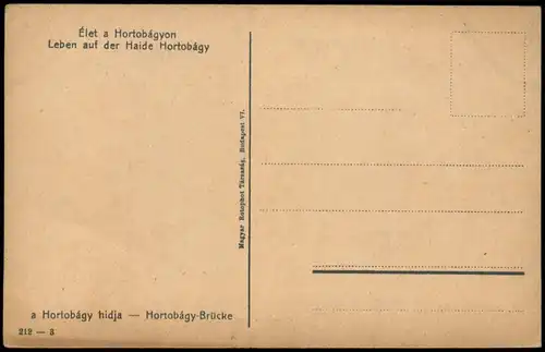 Postcard Hortobagy Hortobágy Leben auf der Haide 1913