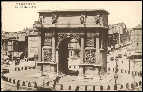 CPA Marseille La Porte d'Aix 1910