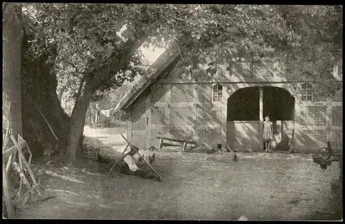 Ansichtskarte Scheeßel Bauernhaus 1917