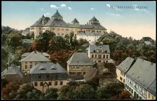 Ansichtskarte Augustusburg Erzgebirge Augustusburg 1913