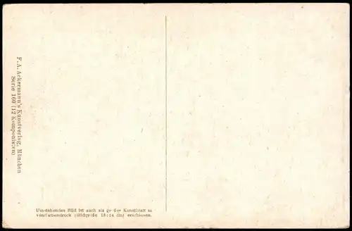 Künstlerkarte (Art) Künstler H. Torggler "Komponist F. Schubert" 1920