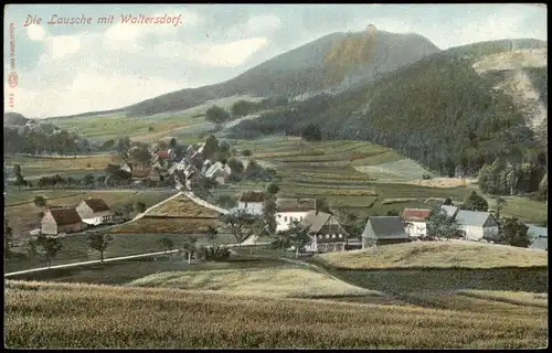 Waltersdorf-Großschönau (Sachsen) Lausche/Luž - Stadtpartie 1912