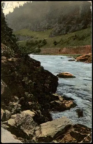 Postcard Semil Semily Partie z Riegrovy stezky. 1913