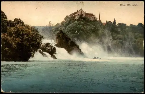 Ansichtskarte Neuhausen am Rheinfall Rheinfall 1910