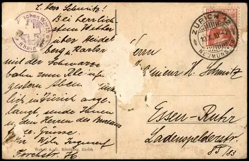 Ansichtskarte Neuhausen am Rheinfall Rheinfall 1910