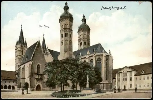 Ansichtskarte Naumburg (Saale) Naumburger Dom - St. Peter und Paul 1912
