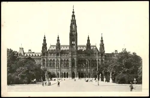 Ansichtskarte Wien Wiener Rathaus 1929