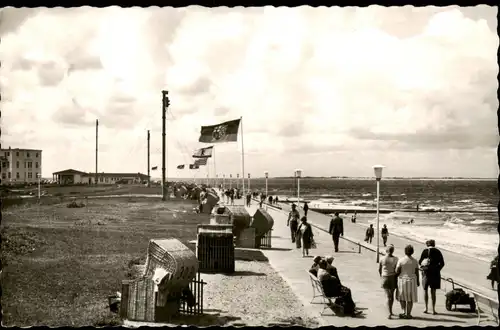Ansichtskarte Norderney Kurpromenade 1965