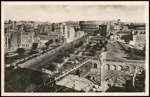 Cartoline Rom Roma Via dell'Impero 1936