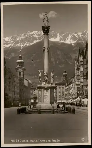 Ansichtskarte Innsbruck Maria Theresien-Straße 1929