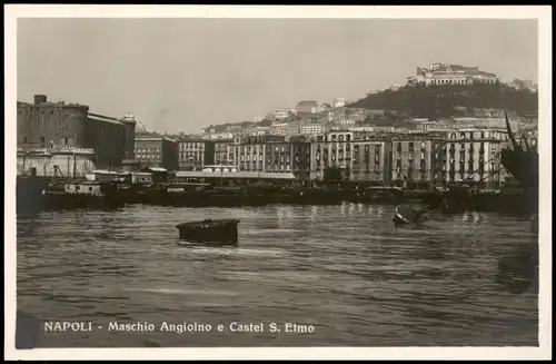 Cartoline Neapel Napoli Maschio Angioino e Castel S. Elmo 1930