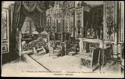 CPA Fontainebleau Palais de FONTAINEBLEAU Chambre de Napoléon 1931