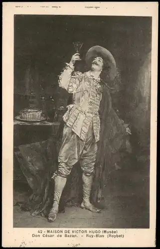 Don César de Bazan, Ruy-Blas (Roybet), MAISON DE VICTOR HUGO (Musée Paris) 1910