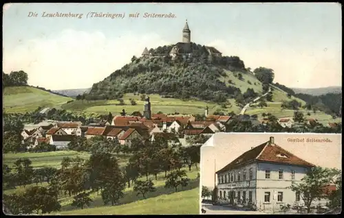 Ansichtskarte Seitenroda Burg Leuchtenburg, Gasthof 2 Bild 1913