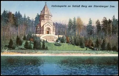 Berg (Starnbergersee) Votivkapelle zu Schloß Berg am Starnberger See. 1912