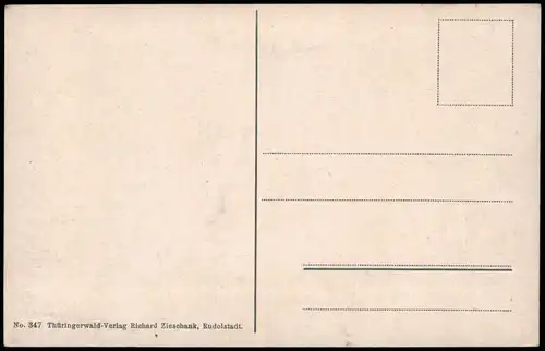 Ansichtskarte Herges-Vogtei-Trusetal Trusenfall - Der Wasserfall 1912