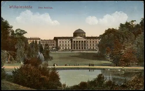 Ansichtskarte Bad Wilhelmshöhe-Kassel Cassel Schloss Wilhelmshöhe 1912