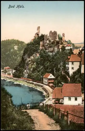 Ansichtskarte Hals-Passau Stadtpartie 1912