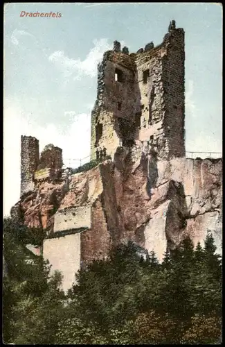 Ansichtskarte Königswinter Drachenfels 1911