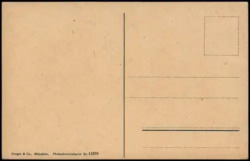 Bad Reichenhall Panorama-Ansicht mit Stauffer  Zwiesel, Alpen Bergkette 1910