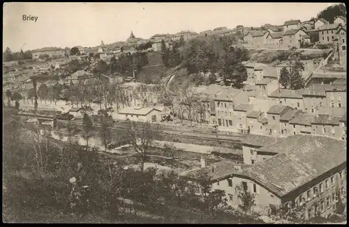 CPA Brieg in Lothringen Briey Panorama-Ansicht 1917   gel. Feldpoststempel WK1