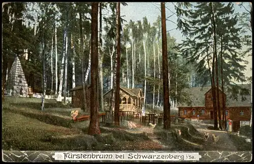 Schwarzenberg (Erzgebirge) Historisch denkwürdiger Ort  Sächs. Prinzenraub 1914