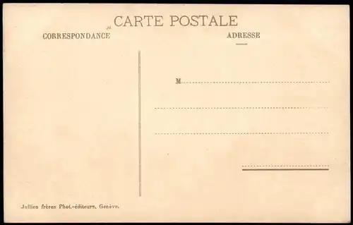 Ansichtskarte Genf Genève Partie am Monument Brunswick 1910