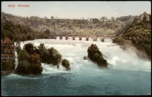 Neuhausen am Rheinfall Rheinfall Rhine River Falls Wasserfall 1910