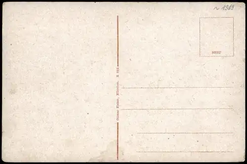 Bingen am Rhein Panorama-Ansicht mit Fluss Nahe Mündung Rhein 1910