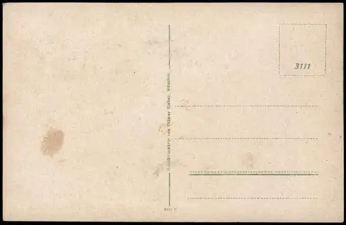 Ansichtskarte Rolandswerth-Remagen Rolandsbogen Durchblick zum Rhein 1910