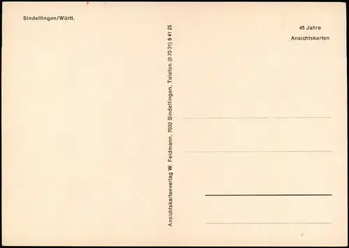 Ansichtskarte Sindelfingen Ortsansicht, Gebäude beflaggt 1970