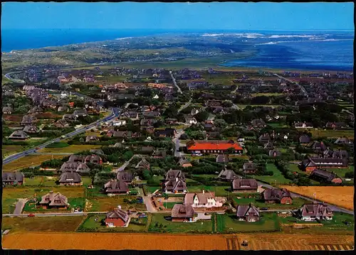 Ansichtskarte Kampen (Sylt) Luftbild Luftaufnahme Blick von Süden 1979