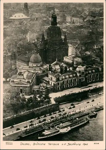 Dresden Luftbild: Frauenkirche, vor der Zerstörung 1945 1961 Walter Hahn:8226