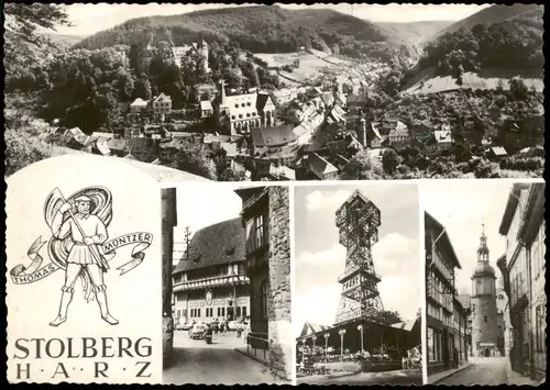 Ansichtskarte Stolberg (Harz) Mehrbild Stadtansichten 1966