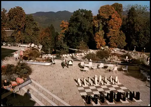 Ansichtskarte Badenweiler Kurhaus mit Schachspiel 1980