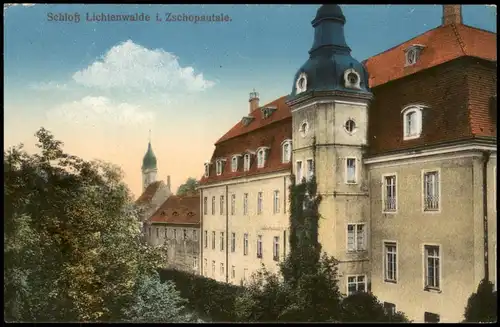 Lichtenwalde-Niederwiesa Schloß Lichtenwalde i. Zschopautale 1970/1920