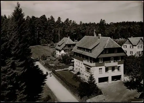 Ansichtskarte Freudenstadt Kurhaus Waldeck - Untermusbach 720 m ü. M. 1961