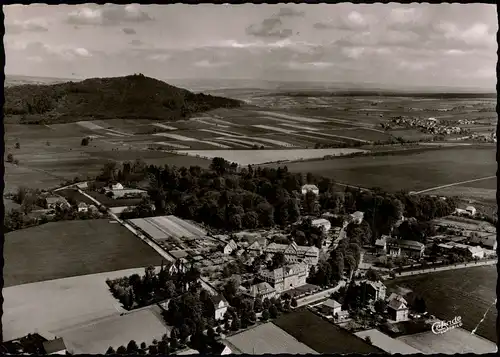 Ansichtskarte Hofgeismar Luftbild HESSISCHES SIECHENHAUS e.V. 1960