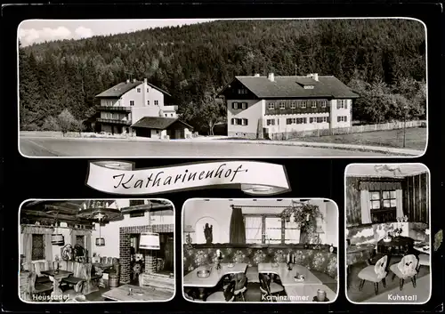 Ansichtskarte Treffelstein Katharinenhof mit Kaminzimmer, Kuhstall 1973