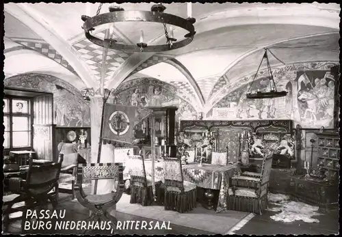 Ansichtskarte Passau Veste Niederhaus, Rittersaal 1962