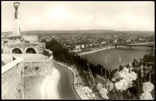 Budapest Panorama Totalansicht, Látkép a Gellérthegyről 1960
