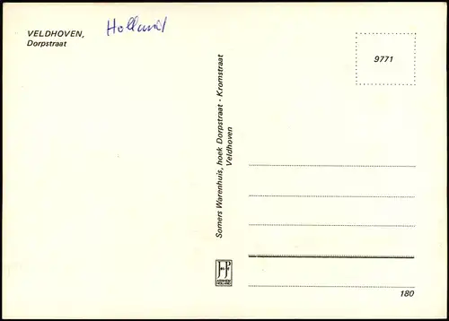 Postkaart Veldhoven Dorpstraat 1968